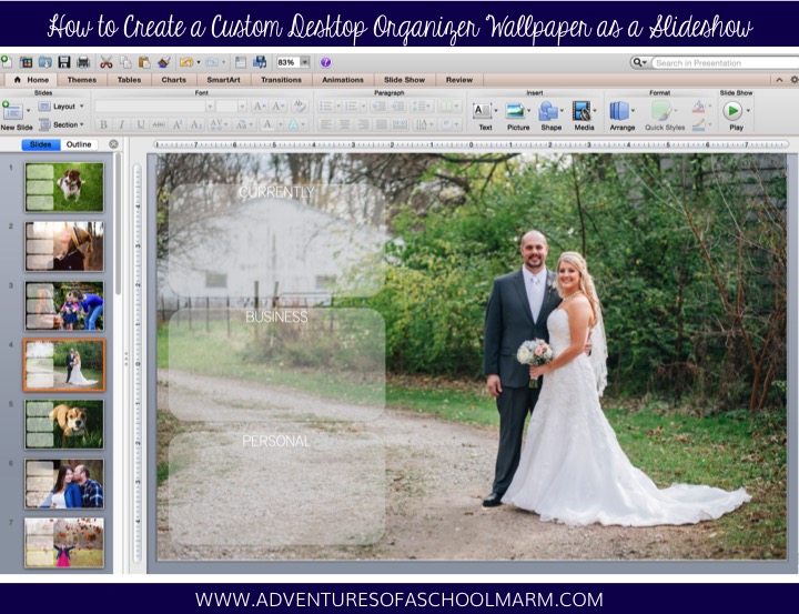 Are you tired of having the same desktop organizer on your computer for too long? Use this tutorial to create a custom wallpaper slideshow that will automatically cycle through all of your favorite photos.