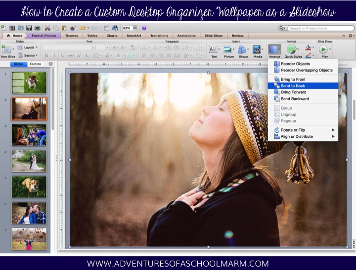 Are you tired of having the same desktop organizer on your computer for too long? Use this tutorial to create a custom wallpaper slideshow that will automatically cycle through all of your favorite photos.